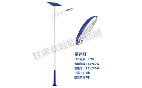 民和太阳能路灯核心技术参数解读